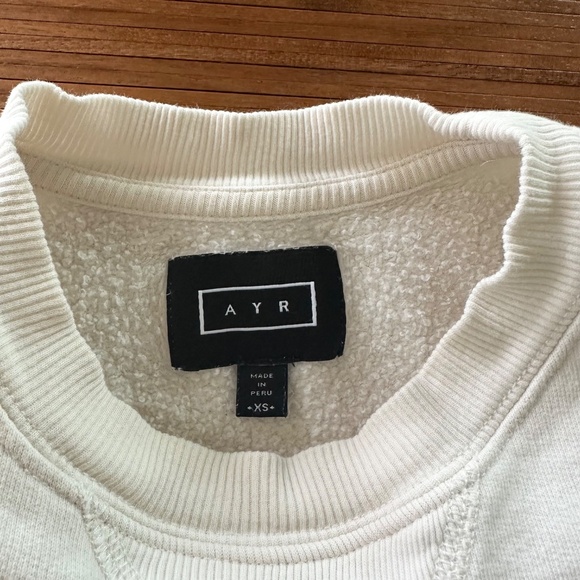 AYR The Sweatshirt - Seashell - Women XS - Picture 5 of 11